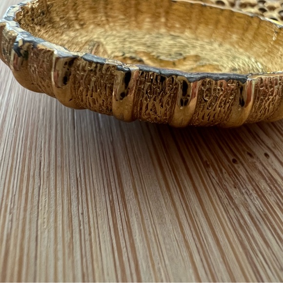 Vintage Burberry Necklace Pendant Pearl Enhancer with Chain Green Enamel Gold - Picture 11 of 13